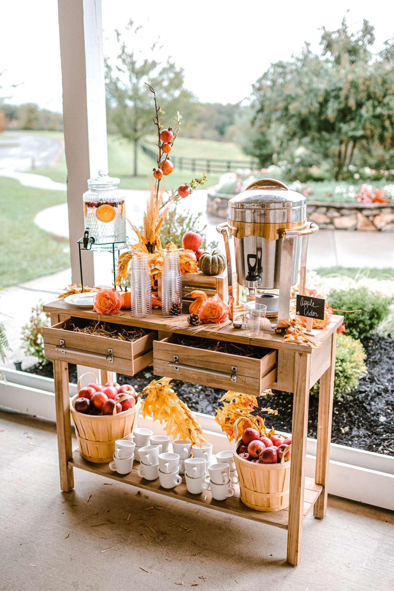 fall drink station
